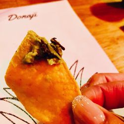 Donaji - Chips and Guacamole with Chapulines (toasted grasshoppers); first time trying, they actually added a great savory crunch to the guac!