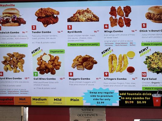 Menu photo 2 Byrds Hot Chicken Novi, MI Menu photo 2 Byrds Hot Chicken Novi, MI