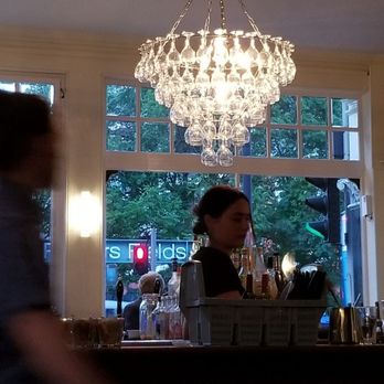 The Bridge Lounge - Love the wine glass chandelier. - Lounges Near Me - London, XGL The Bridge Lounge - Love the wine glass chandelier. - Lounges Near Me - London, XGL