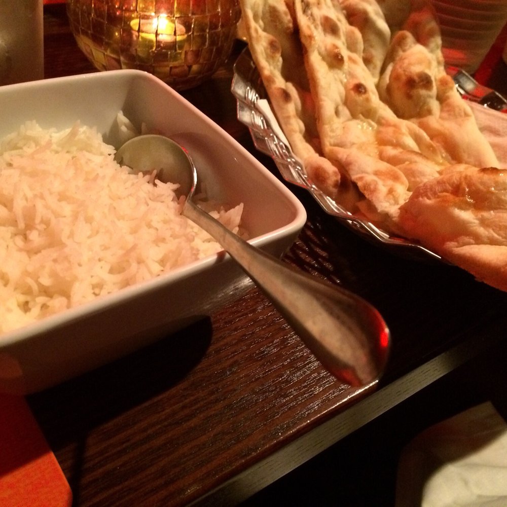 The Cinnamon Garden - Naan and basmati rice. Both usually are ordered as separate dishes. - Indian Near Me - Ashbourne, MH The Cinnamon Garden - Naan and basmati rice. Both usually are ordered as separate dishes. - Indian Near Me - Ashbourne, MH