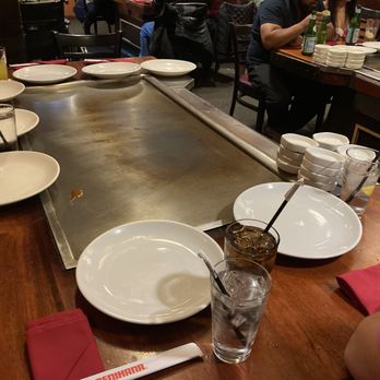 Benihana - Monterey - Beautiful place settings here at the Monterey Benihana's! - Japanese Near Me - Monterey, California