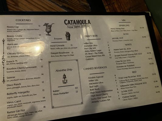 Menu photo 5 Catahoula DC Washington, DC, DC