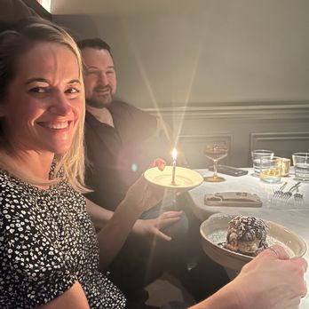 Ella Elli - Birthday profiteroles - Wine Bars Near Me - Chicago, Illinois
