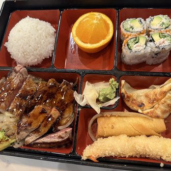 Ginza Sushi & Ramen Bar - Teriyaki steak bento box dinner - Sushi Bars Near Me - Grand Rapids, Michigan Ginza Sushi & Ramen Bar - Teriyaki steak bento box dinner - Sushi Bars Near Me - Grand Rapids, Michigan