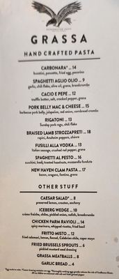 Menu photo 4 Grassa Lake Oswego, OR