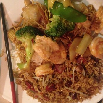 China Doll Restaurant - Cantonese Chow Mein. Had them not put in the carrots. With pork fried rice (bottom of pic). FYI: My plate and chopsticks. - Chinese Near Me - Houston, Texas China Doll Restaurant - Cantonese Chow Mein. Had them not put in the carrots. With pork fried rice (bottom of pic). FYI: My plate and chopsticks. - Chinese Near Me - Houston, Texas