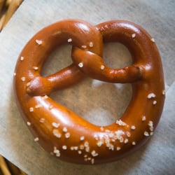 Bronx Baking Co - A classic salted pretzel. Wow. Super. Fantastic.
