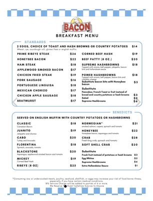 Menu photo 2 Bacon Novato, CA Menu photo 2 Bacon Novato, CA