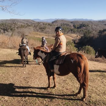 Smoky Mountain Trail Rides - This picture does not do the view justice. Best view of the blue ridge mountains. - Horseback Riding Near Me - Marshall, North Carolina