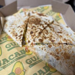 Guacado Mexican Grill - Beef quesadillas in a box to go