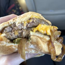 Dixie Dog Drive-In - Onion burger