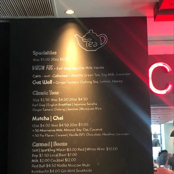 Two Zero Three - Tea menu - Coffee & Tea Near Me - Chicago, Illinois