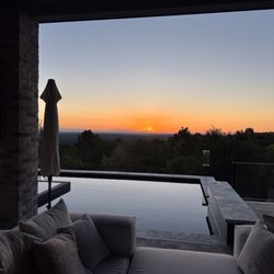 Premier Pools and Spas - Pool & sunset