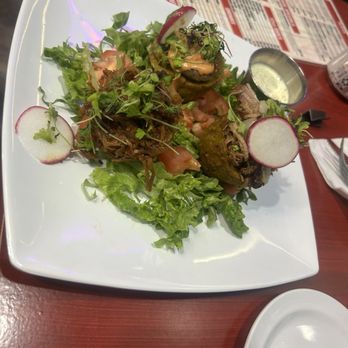 Que Bola Cuban Cafe - Tostones Rellenos Trio - Cuban Near Me - Des Plaines, Illinois Que Bola Cuban Cafe - Tostones Rellenos Trio - Cuban Near Me - Des Plaines, Illinois