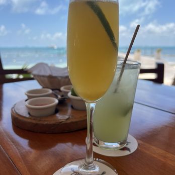 Marbella - Mimosa and cucumber water. - Seafood Markets Near Me