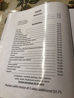 Menu photo 2 Bonnie's Home Cooking Glouster, OH