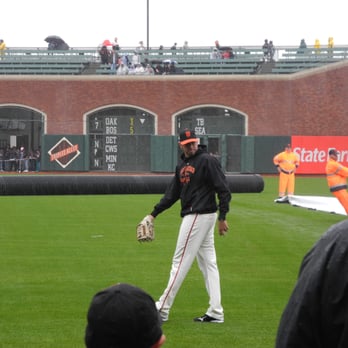 Oracle Park - Jeremy Affeldt still practicing in the rain. - Stadiums & Arenas Near Me - San Francisco, California Oracle Park - Jeremy Affeldt still practicing in the rain. - Stadiums & Arenas Near Me - San Francisco, California