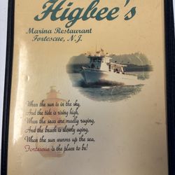 Higbee C A Jr Marina - Menu