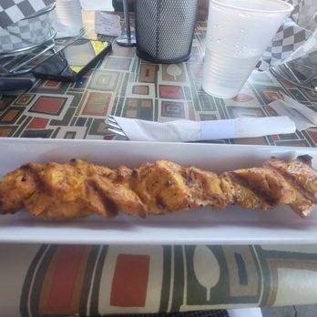 Kabab Burger Mediterranean Grill - A la carte chicken kabob. Moist and flavorful. Excellent! - Mediterranean Near Me - Lafayette, California