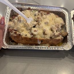 Alfredo baked potato! Alfredo baked potato!