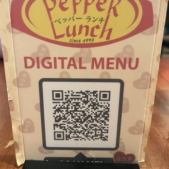 Pepper Lunch USA - I was pleasantly surprised to find out that they now have digital menus! - Teppanyaki Near Me - Milpitas, California
