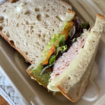 Wingen Bakery - Turkey Sandwich - turkey, red lettuce, tomato, avocado, white cheddar, and house mayo on Country Loaf - Bakeries Near Me - Livermore, California Wingen Bakery - Turkey Sandwich - turkey, red lettuce, tomato, avocado, white cheddar, and house mayo on Country Loaf - Bakeries Near Me - Livermore, California
