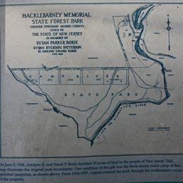 Hacklebarney State Park Map Hacklebarney State Park Map