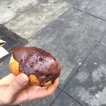 Dough - Chocolate custard filled donut - Desserts Near Me - New York, New York Dough - Chocolate custard filled donut - Desserts Near Me - New York, New York