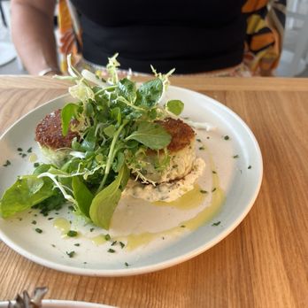 The Blue Door - Crab cakes -- 7.5/10 - Mediterranean Near Me - West Palm Beach, Florida The Blue Door - Crab cakes -- 7.5/10 - Mediterranean Near Me - West Palm Beach, Florida