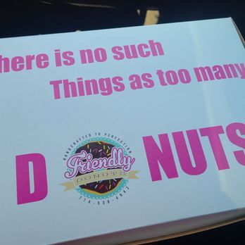 Friendly Donuts - Donut box - Donuts Near Me - Orange, California Friendly Donuts - Donut box - Donuts Near Me - Orange, California