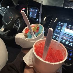 Sno cone, add gummy bears