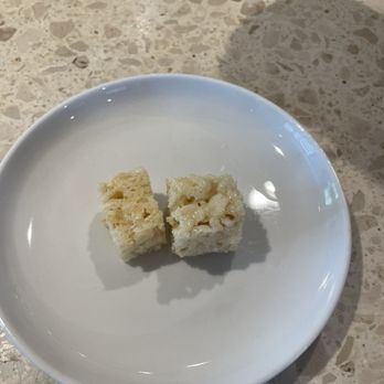 Paperboy East - rice krispie dessert they give you at the end for free - Coffee & Tea Near Me - Austin, Texas Paperboy East - rice krispie dessert they give you at the end for free - Coffee & Tea Near Me - Austin, Texas
