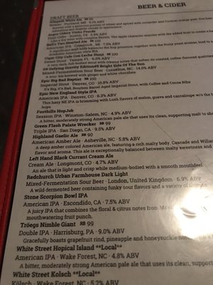 Menu photo 4 The Federal Durham, NC Menu photo 4 The Federal Durham, NC