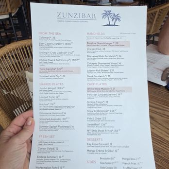 Zunzibar - Menu - Bars Near Me - Jupiter, Florida Zunzibar - Menu - Bars Near Me - Jupiter, Florida