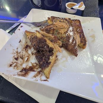 South Street Diner - Chocolate Fantasy stuffed French toast with peanut butter - Diners Near Me - Boston, Massachusetts