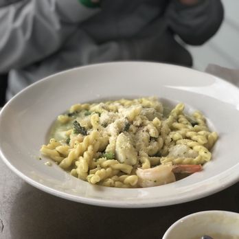 Bluewater Grill - Gemelli Pasta with Shrimp and Bay Scallops - Seafood Near Me - Avalon, California