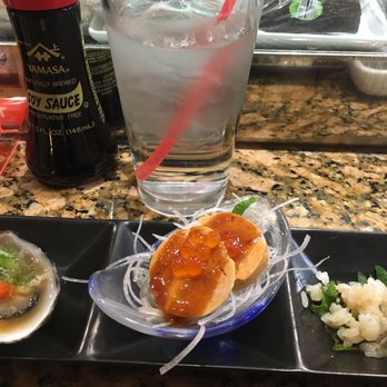 Tokyo Boys - Omakase Appetizer ( oyster, Monkfish Liver, steamed oyster) - Sushi Bars Near Me - Henderson, Nevada Tokyo Boys - Omakase Appetizer ( oyster, Monkfish Liver, steamed oyster) - Sushi Bars Near Me - Henderson, Nevada