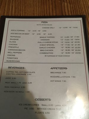 Menu photo 8 Dino's Pizza And Grill Amanda Park, WA