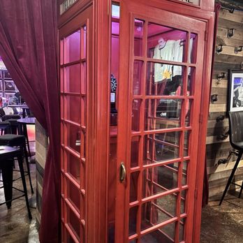 Bisbee Social Club - Bar area phone booth. - Cocktail Bars Near Me - Bisbee, Arizona
