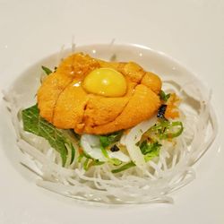 Tenno Sushi - Ika uni with quail egg - a new favorite