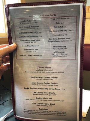 Menu photo 2 Patty Cakes Restaurant & Bakery Buckley, MI