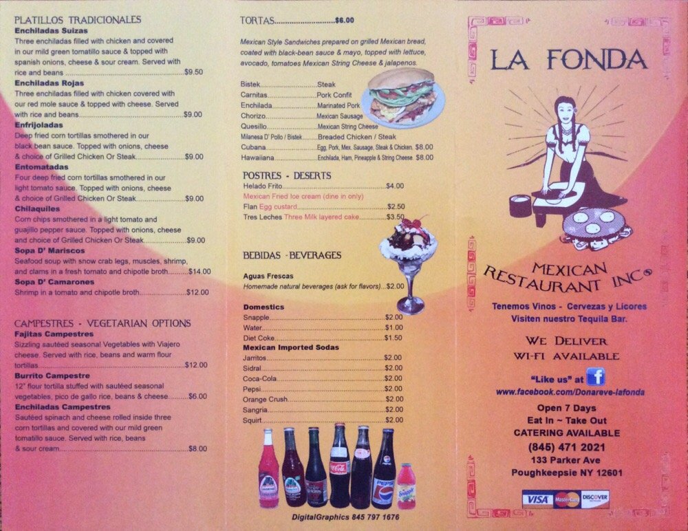 LA FONDA CLOSED 19 Reviews Mexican 133 Parker Ave, Poughkeepsie