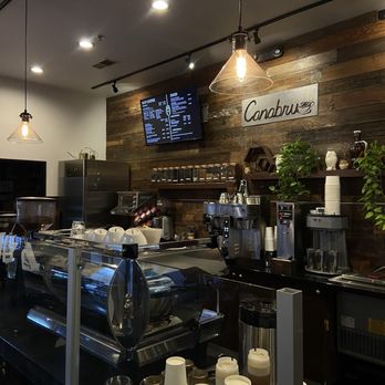 Canabru Coffee - Behind the barista bar/counter - Coffee & Tea Near Me - Chino, California