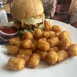 Burger with egg Burger with egg