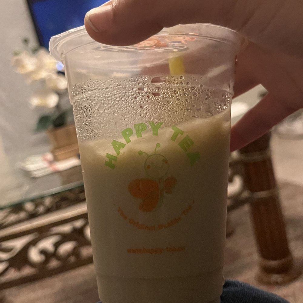 Lavender Jasmine Green Tea with oat milk