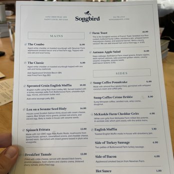 Songbird - Breakfast & Brunch Near Me - St. Louis, Missouri Songbird - Breakfast & Brunch Near Me - St. Louis, Missouri