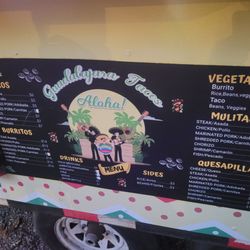 MENU @Tacos Guadalajara in Kihei