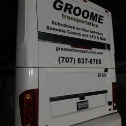 Groome Transportation - Aria, after two loops to SFO. Done for the day