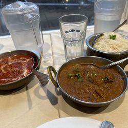 Nirvana - Chicken tikka masala and lamb roganjosh