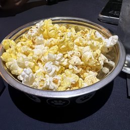 Complimentary popcorn
